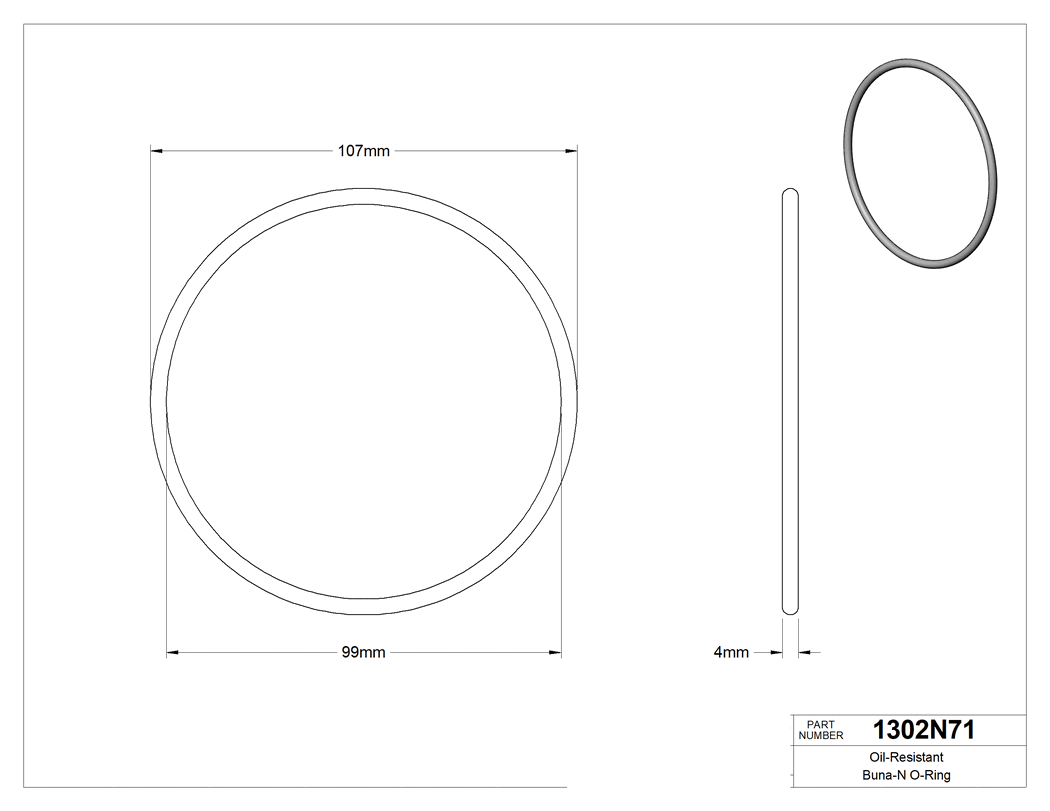 Technical drawing - 1302N71